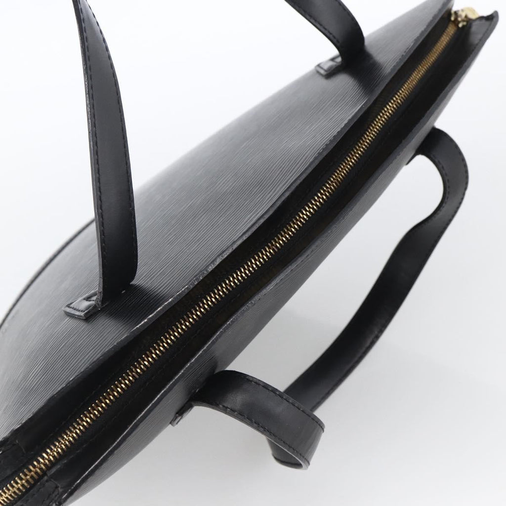 Louis Vuitton Saint Jacques Nm Handbag Epi Leather Black Leather Handbag
