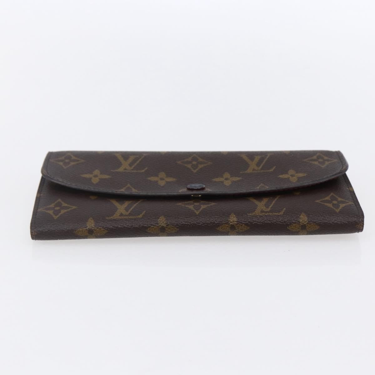 Louis Vuitton Emilie Wallet Monogram Canvas Brown Canvas Wallets Accessory