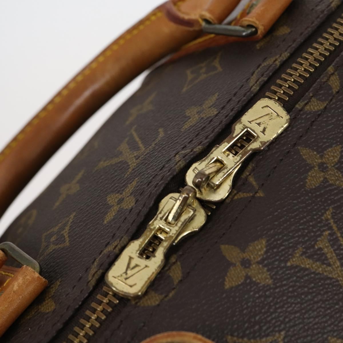 Louis Vuitton Keepall Bag Monogram Canvas Brown Canvas Travel Bag