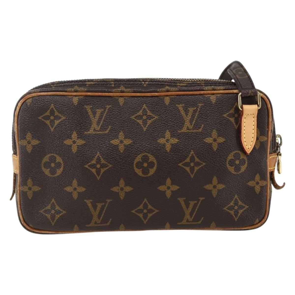 Louis Vuitton Pochette Marly Bandouliere Bag Monogram Canvas Brown Canvas Shoulder Bag