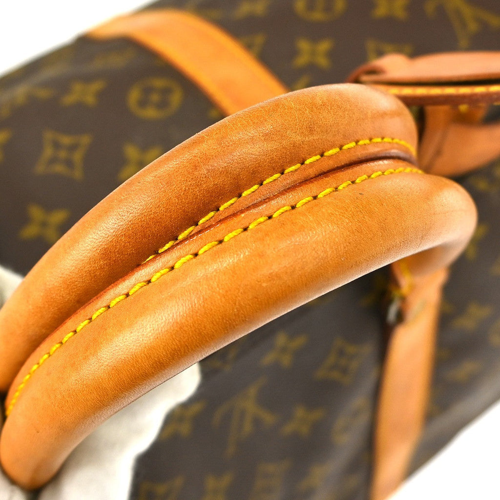 Louis Vuitton Keepall Bag Monogram Canvas Brown Canvas Travel Bag