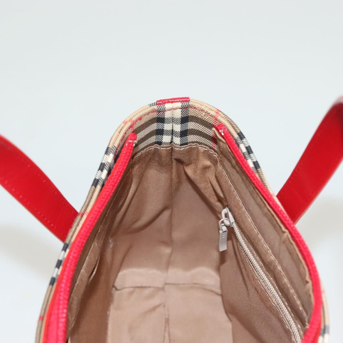 Burberry Nova Check Handbag Nova Check Canvas And Leather Beige Canvas Handbag