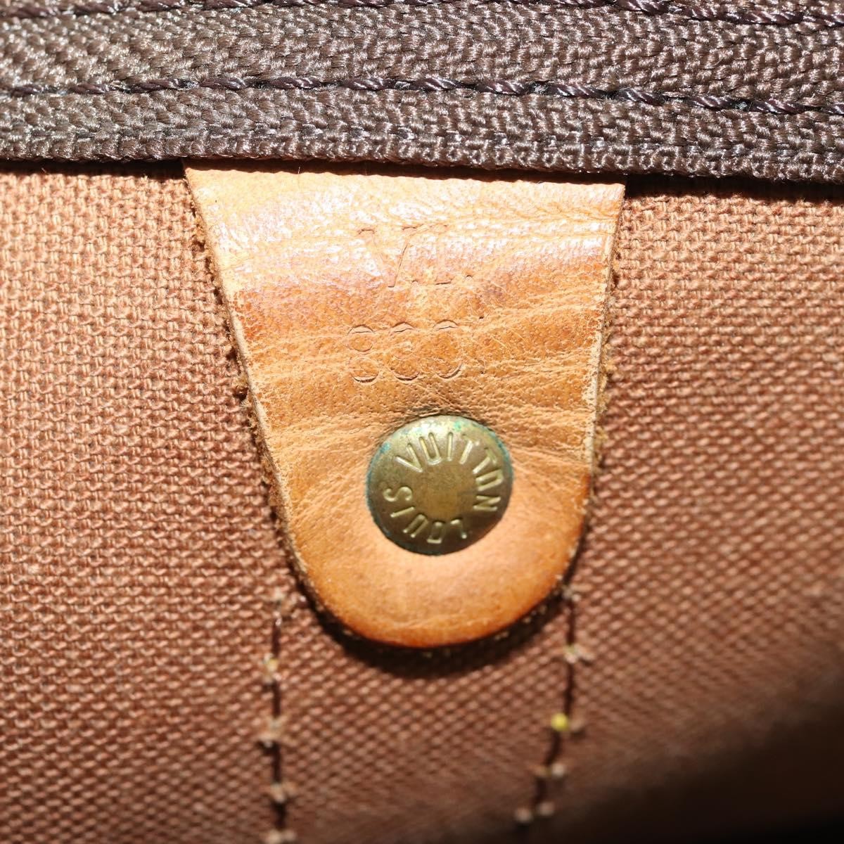 Louis Vuitton Keepall Bag Monogram Canvas Brown Canvas Travel Bag