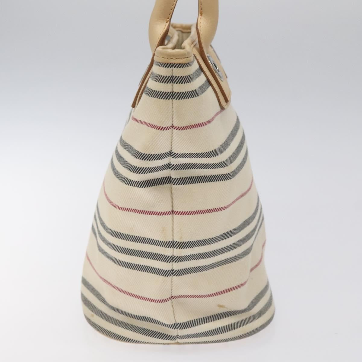 Burberry Nova Check Tote Canvas And Leather Beige Canvas Tote Bag