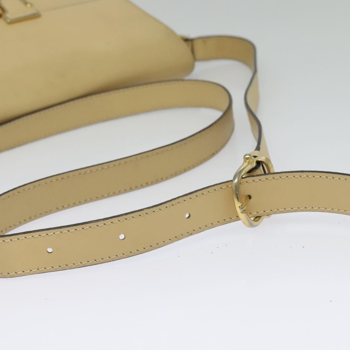 Celine Shoulder Bag Leather Beige Leather Bag