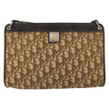 Christian Dior Vintage Trotter Shoulder Bag Canvas Beige Canvas Shoulder Bag Bag (Pre-Owned)