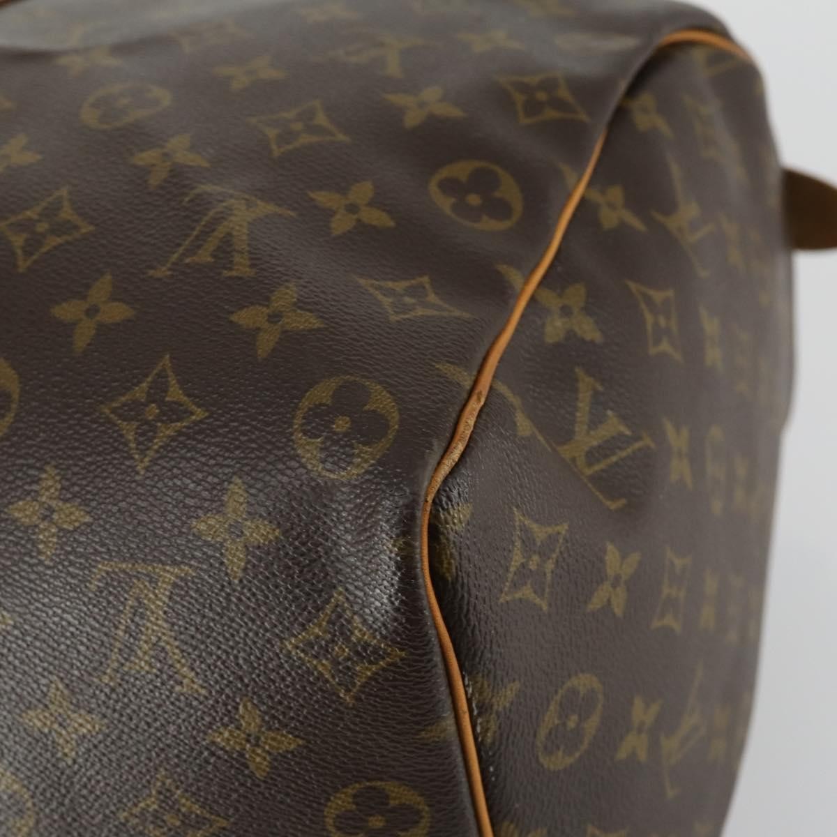 Louis Vuitton Keepall Bag Monogram Canvas Brown Canvas Travel Bag