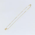 Christian Dior Cd Round Pendant Necklace Metal Gold Metal Necklace Jewelry (Pre-Owned)