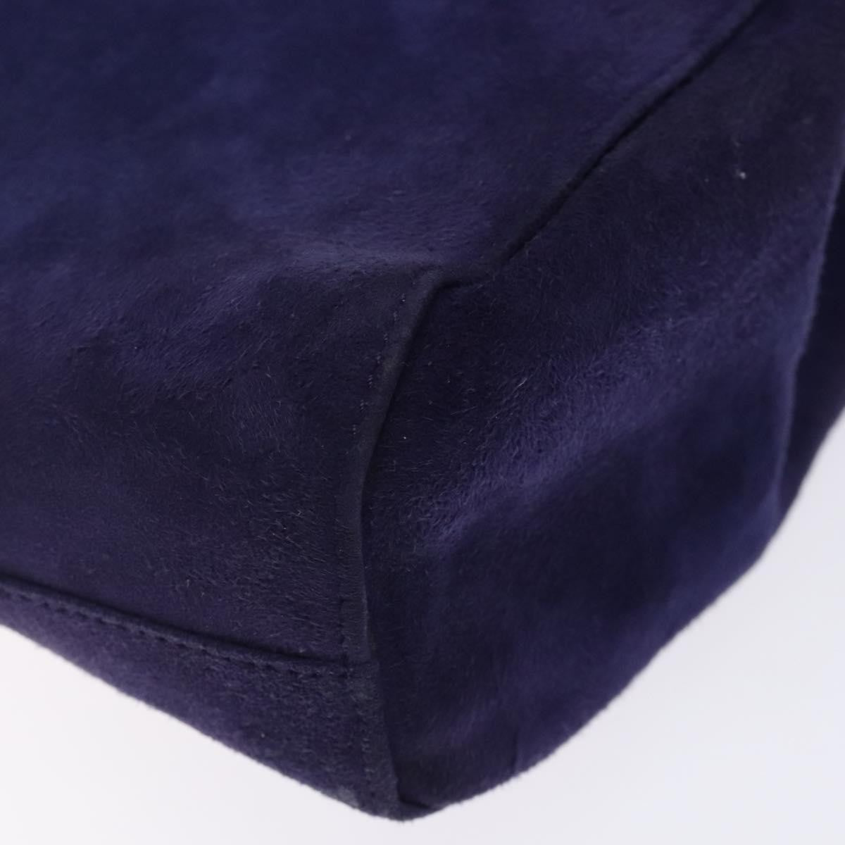 Prada Vintage Handbag Suede Purple Suede Handbag