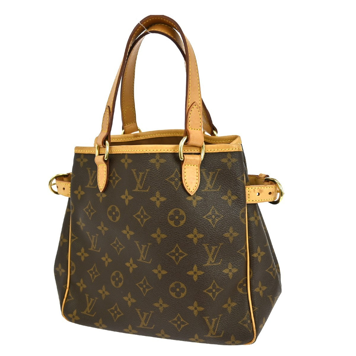 Louis Vuitton Batignolles Handbag Monogram Canvas Brown Canvas Tote Bag