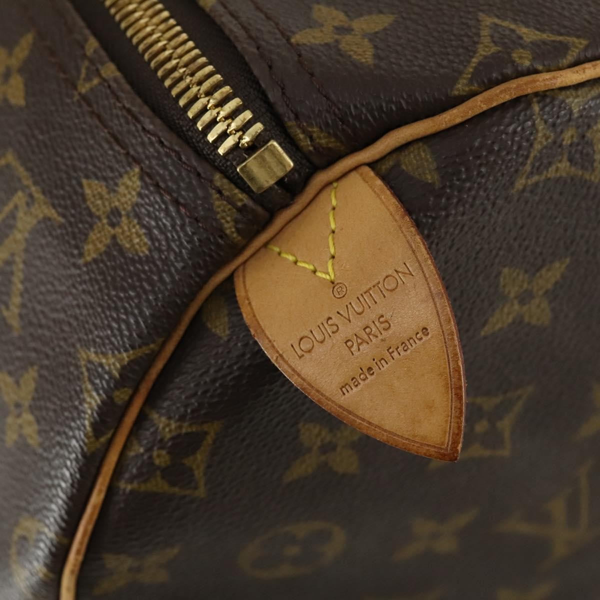 Louis Vuitton Keepall Bag Monogram Canvas Brown Canvas Travel Bag