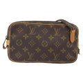 Louis Vuitton Pochette Marly Bandouliere Bag Monogram Canvas Brown Canvas Shoulder Bag