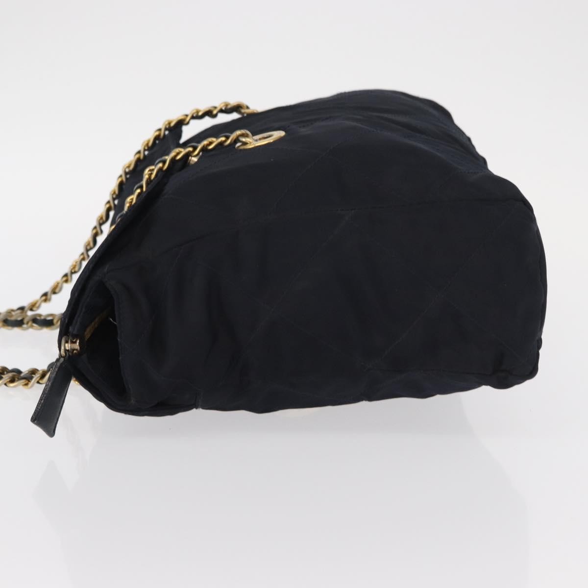Prada Chain Shoulder Bag Tessuto Navy Nylon Shoulder Bag Bag