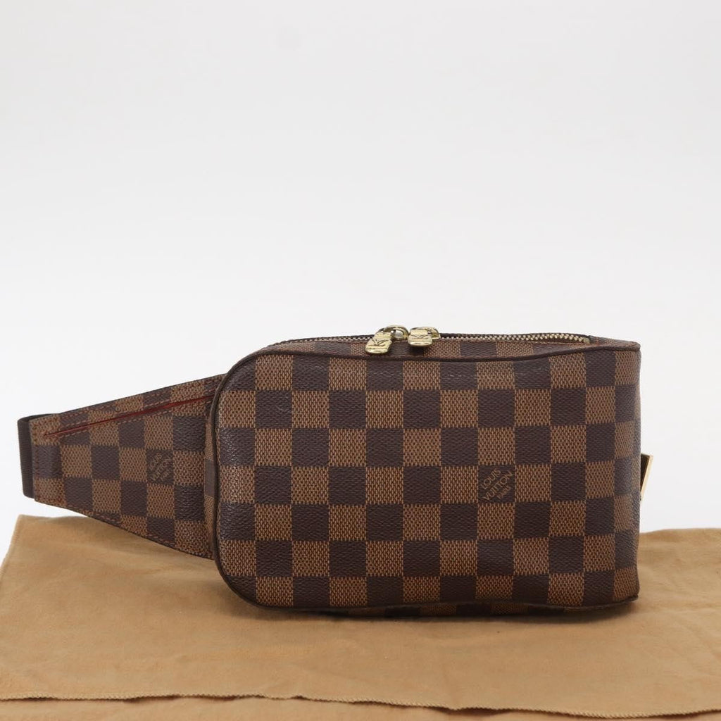Louis Vuitton Geronimos Waist Bag Damier Brown Canvas Shoulder Bag