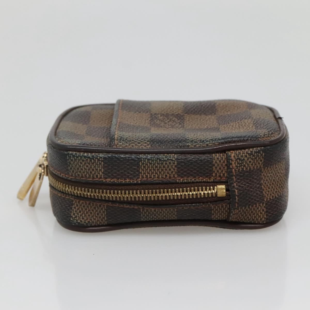 Louis Vuitton Etui Okapi Camera Case Damier Brown Canvas Bag