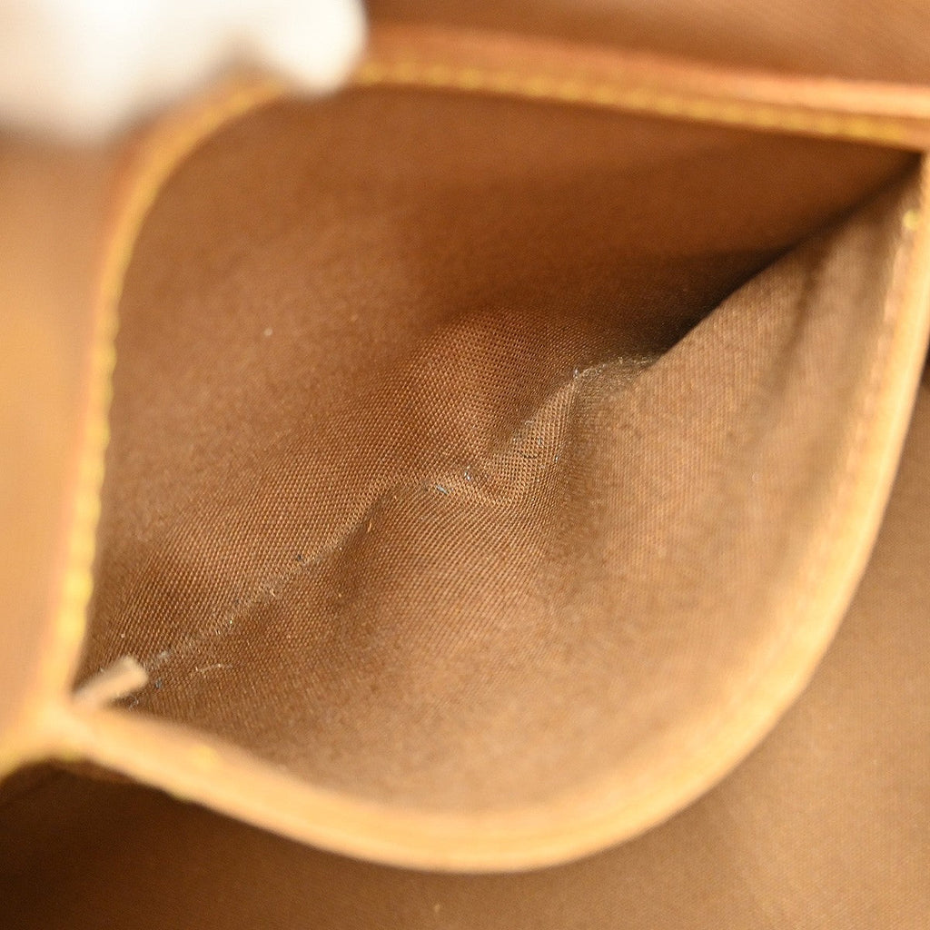Louis Vuitton Alma Handbag Monogram Canvas Brown Canvas Handbag