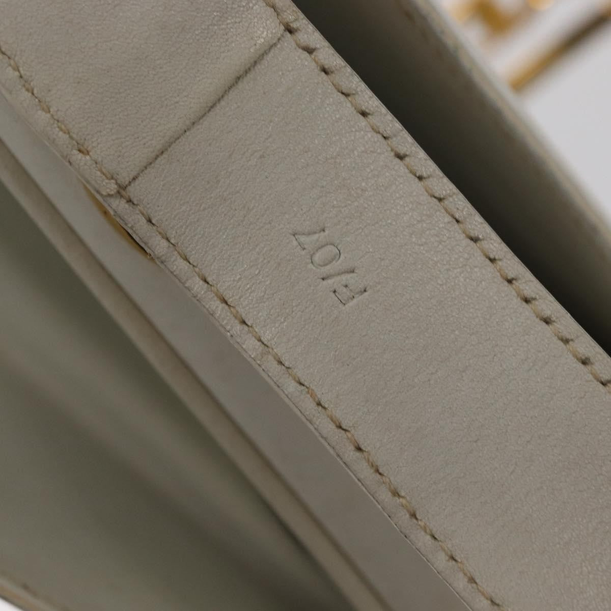 Celine Vintage Shoulder Bag Leather White Leather Shoulder Bag Bag