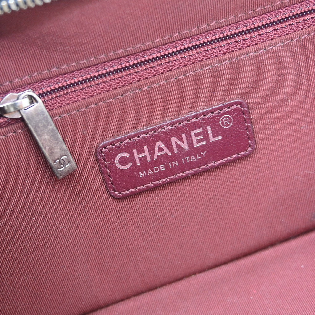 Chanel Coco Boy Camera Bag Quilted Leather Black Leather Shoulder Bag Bag