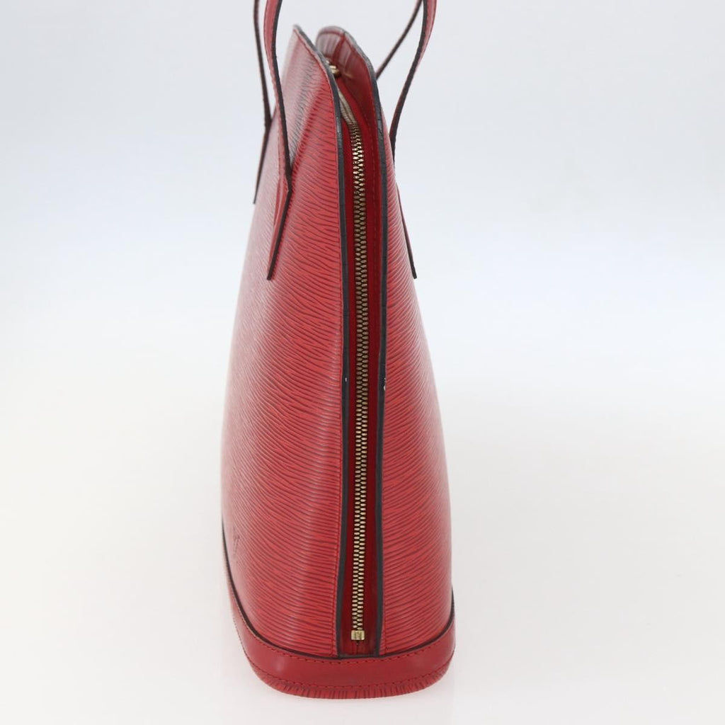 Louis Vuitton Lussac Handbag Epi Leather Red Leather Shoulder Bag