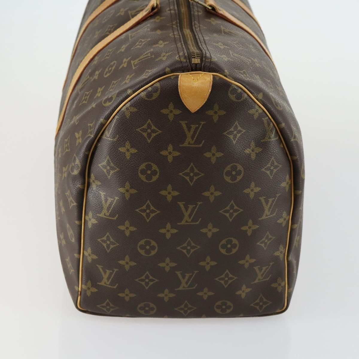 Louis Vuitton Keepall Bag Monogram Canvas Brown Canvas Travel Bag