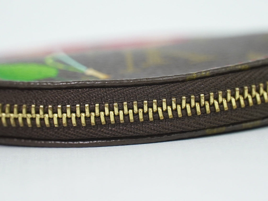 Louis Vuitton X Takashi Murakami Zippy Wallet Monogram Empreinte Leather Multicolour Canvas Wallets Accessory