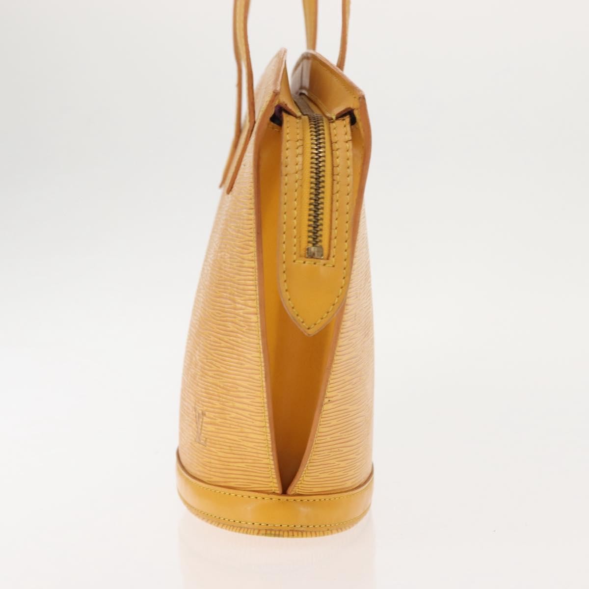 Louis Vuitton Saint Jacques Handbag Epi Leather Yellow Leather Handbag