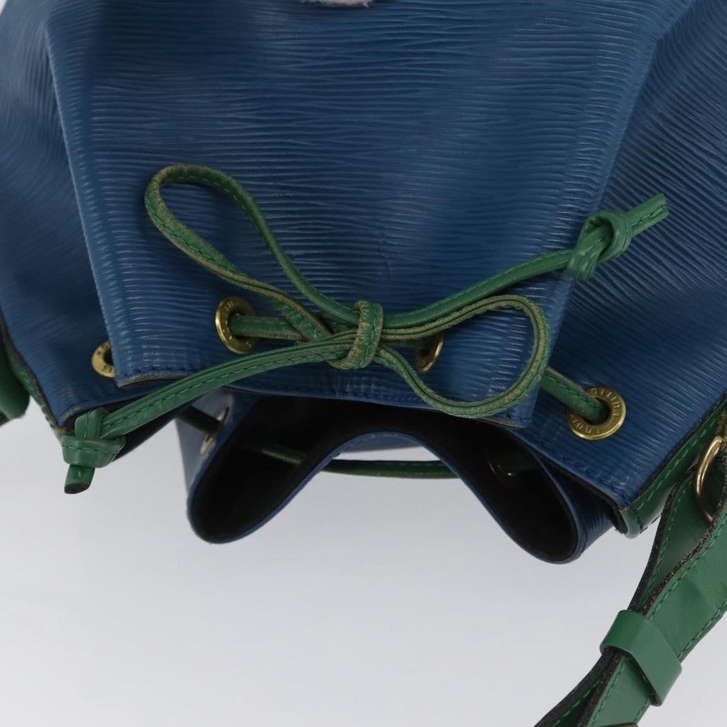 Louis Vuitton Bicolor Noe Handbag Epi Leather Blue Leather Shoulder Bag