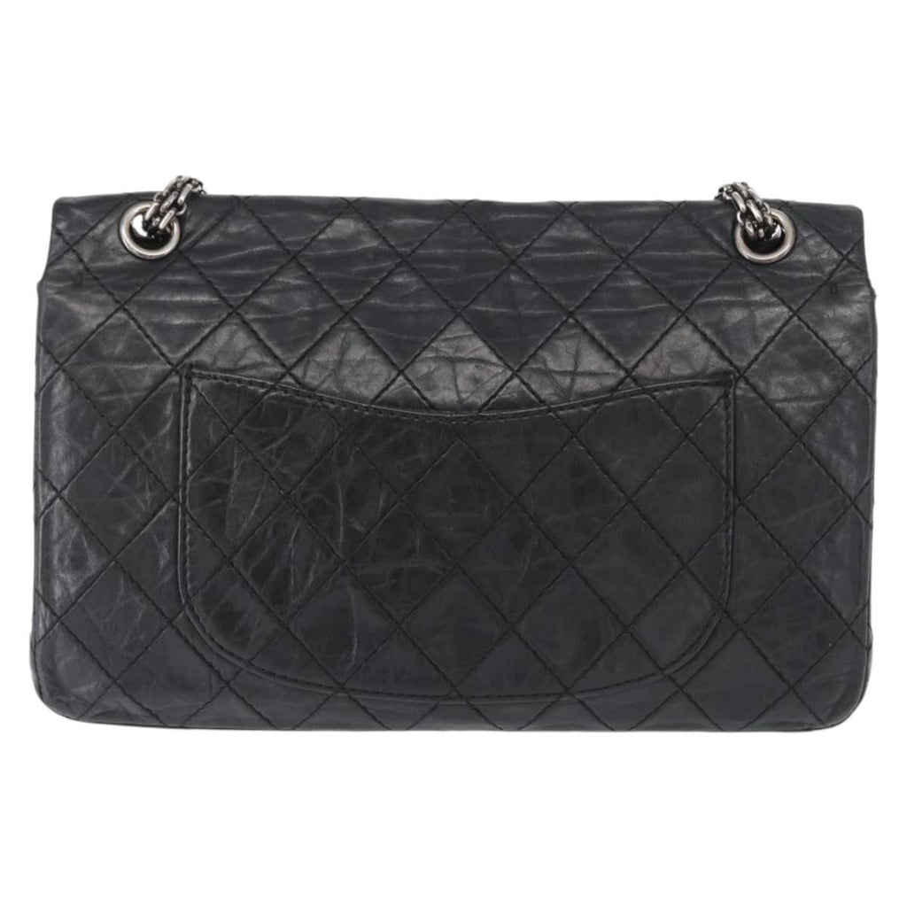 Chanel Reissue 2.55 Flap Bag Quilted Aged Calfskin Black Leather Shoulder Bag Bag