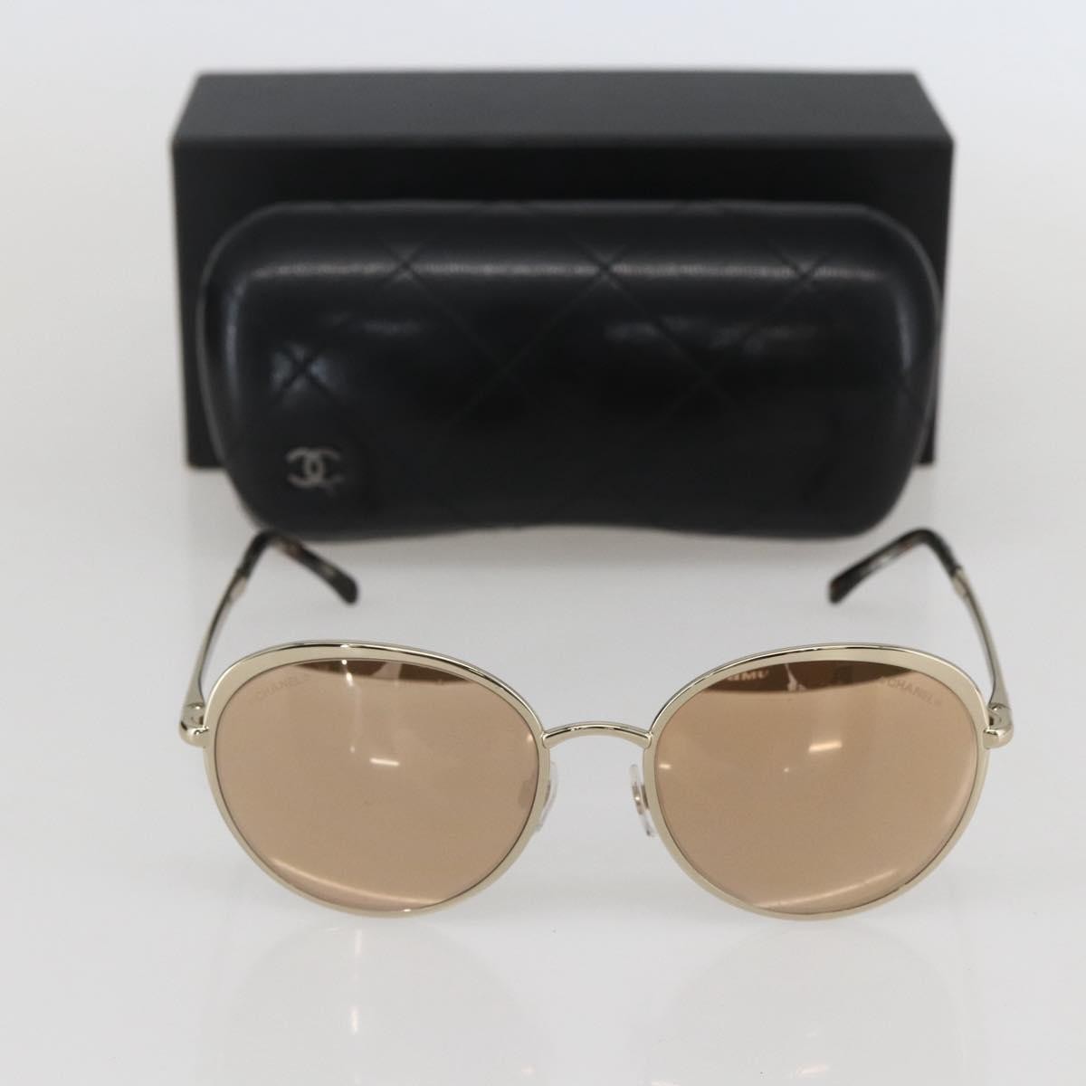 Chanel Logo Cc Sunglasses Metal Gold Metal Sunglasse Accessory