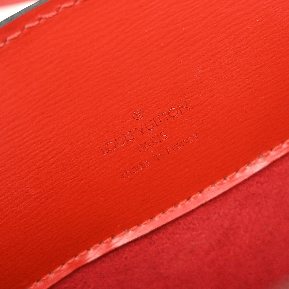 Louis Vuitton Cluny Shoulder Bag Epi Leather Red Leather Shoulder Bag