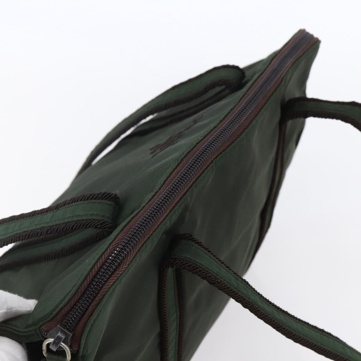Prada Vintage Tote Tessuto Khaki Nylon Tote Bag Bag