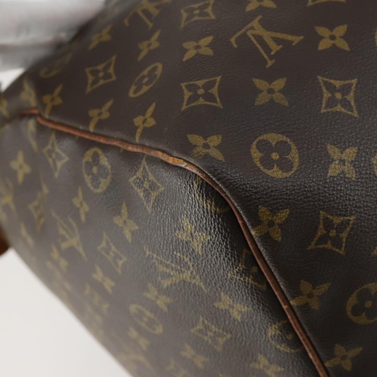 Louis Vuitton Keepall Bag Monogram Canvas Brown Canvas Travel Bag