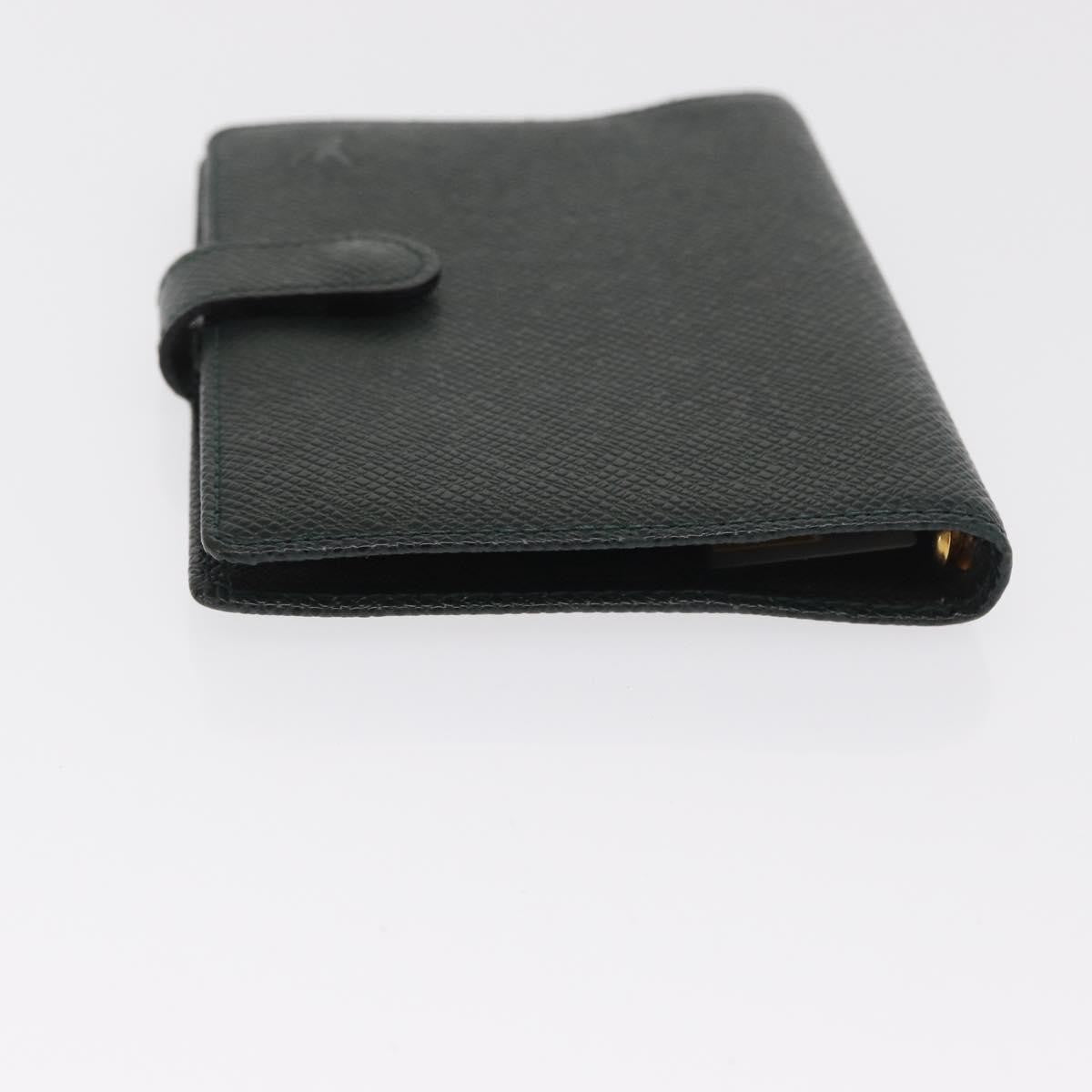 Louis Vuitton Agenda Cover Taiga Leather Green Leather Wallets Accessory