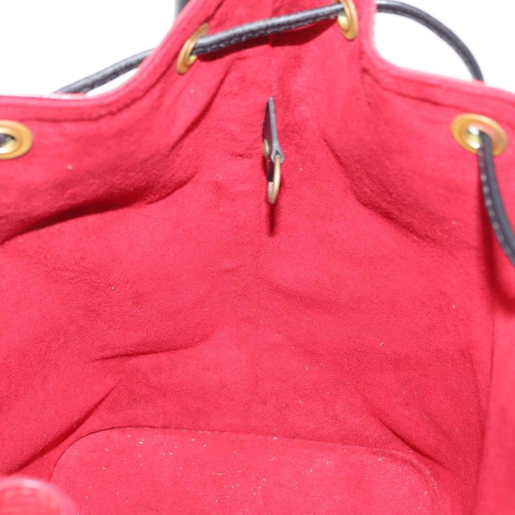 Louis Vuitton Bicolor Petit Noe Handbag Epi Leather Red Leather Shoulder Bag