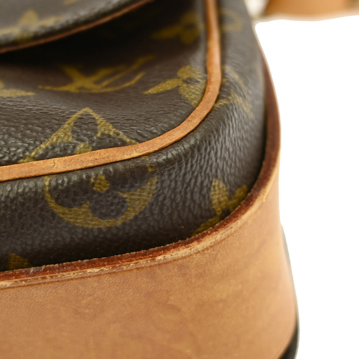 Louis Vuitton Cartouchiere Handbag Monogram Canvas Brown Canvas Shoulder Bag