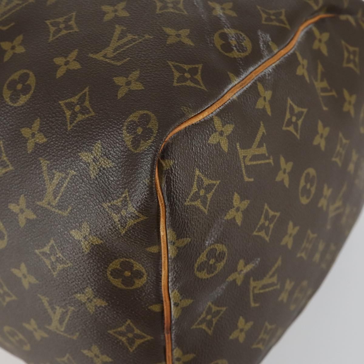 Louis Vuitton Keepall Bag Monogram Canvas Brown Canvas Travel Bag