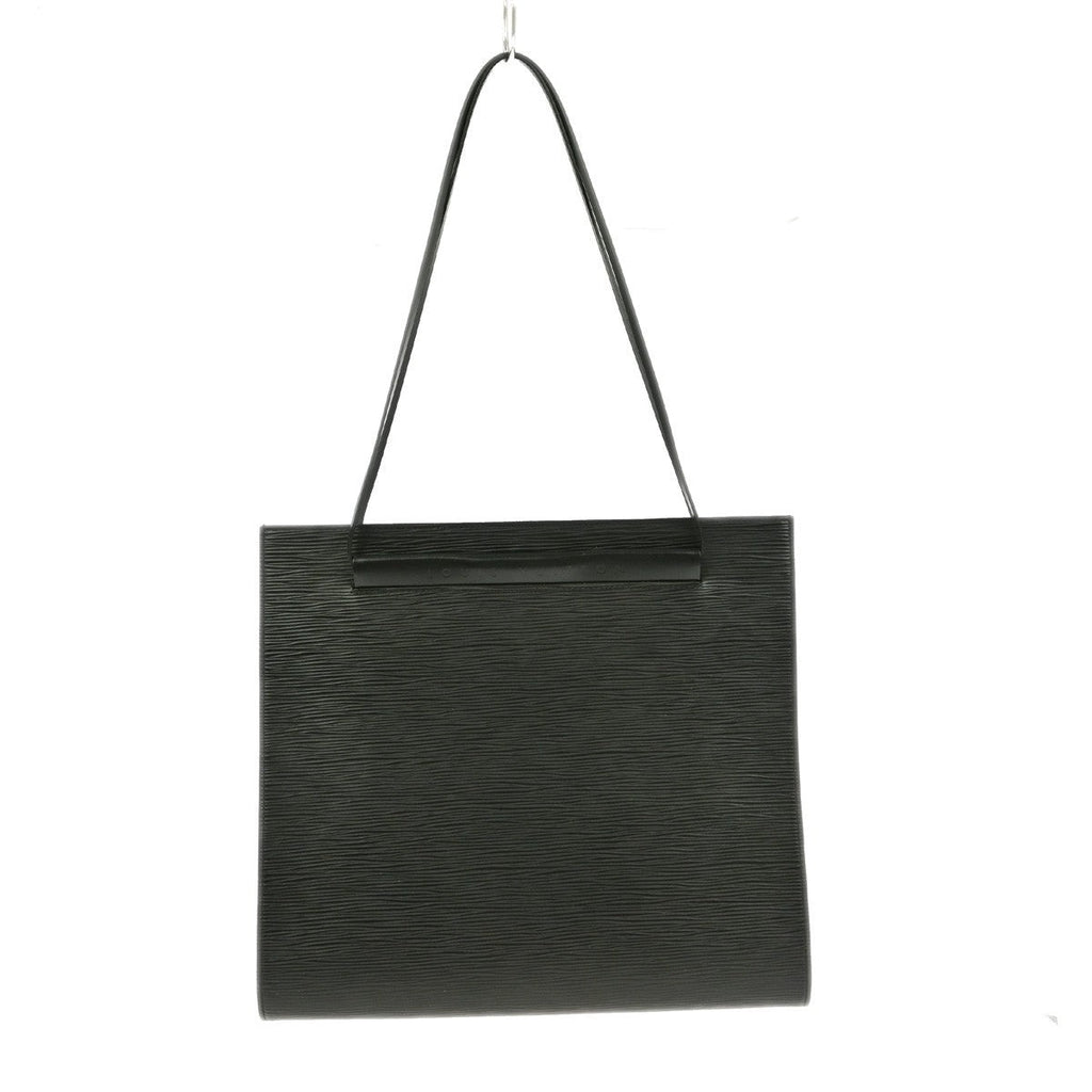 Louis Vuitton Saint Tropez Handbag Epi Leather Black Leather Shoulder Bag