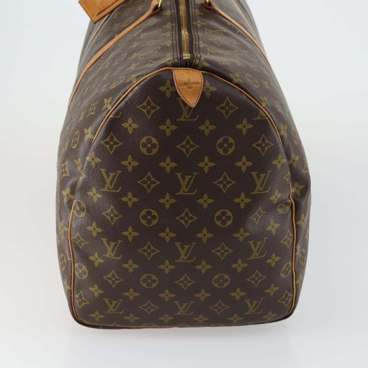 Louis Vuitton Keepall Bag Monogram Canvas Brown Canvas Travel Bag