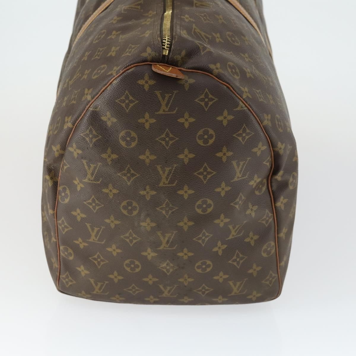 Louis Vuitton Keepall Bag Monogram Canvas Brown Canvas Travel Bag