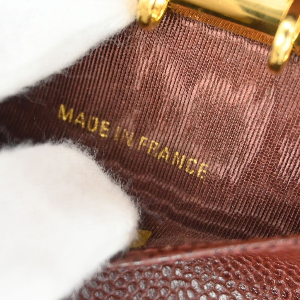 Chanel Cc Bifold Wallet Quilted Caviar Brown Leather Wallets Accessory