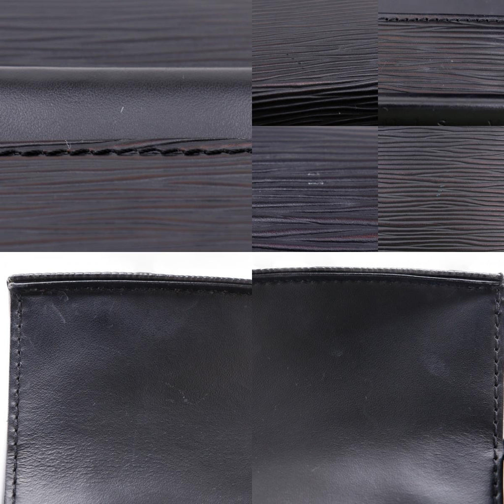 Louis Vuitton Dinard Handbag Epi Leather Black Leather Shoulder Bag