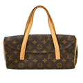 Louis Vuitton Sonatine Handbag Monogram Canvas Brown Canvas Handbag