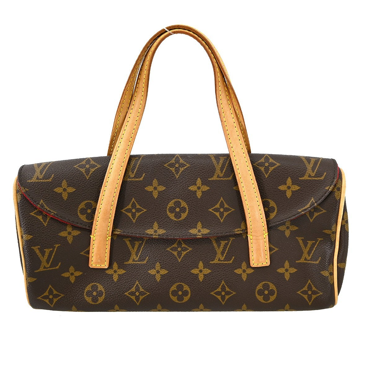 Louis Vuitton Sonatine Handbag Monogram Canvas Brown Canvas Handbag