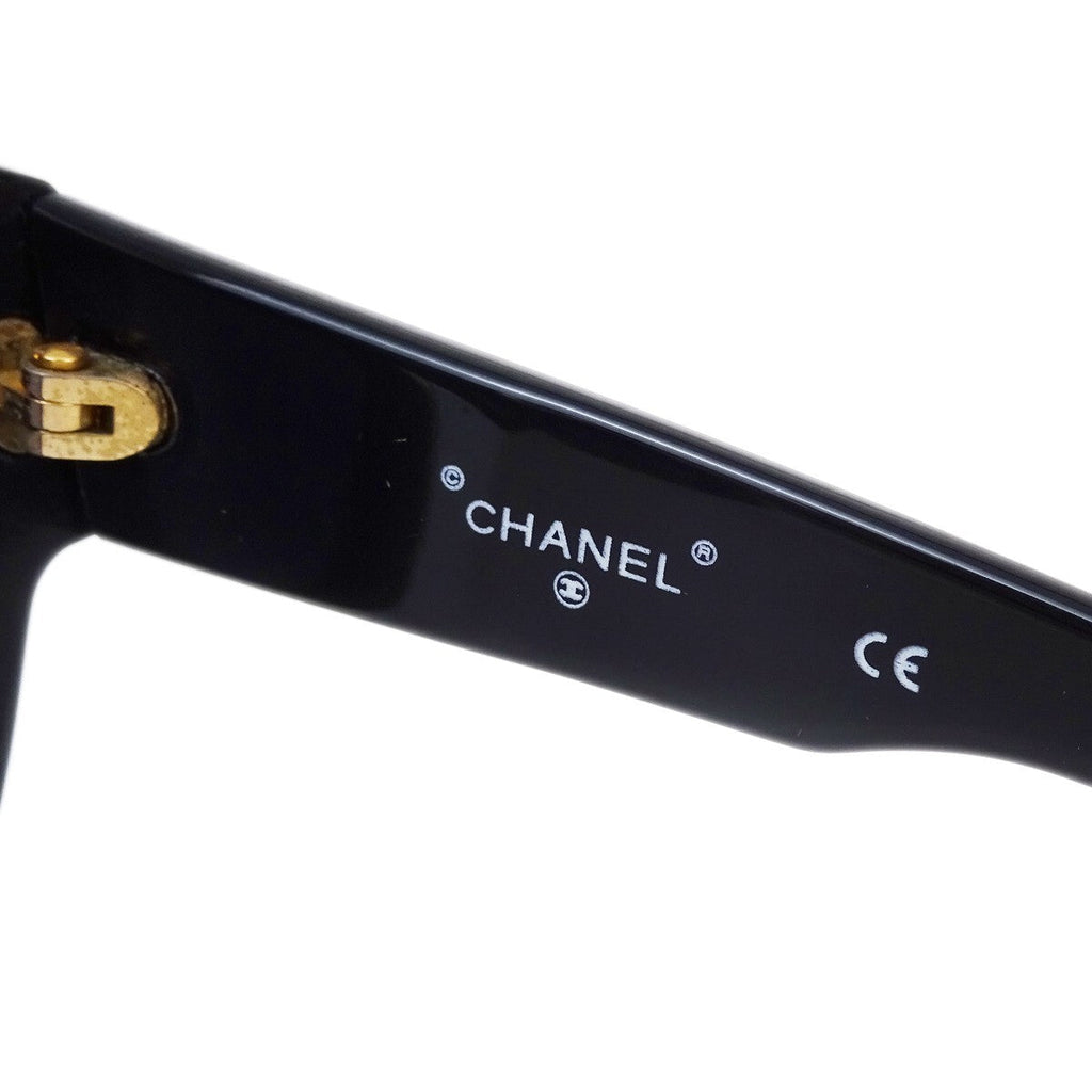 Chanel Chanel Logo Sunglasses Eye Wear Plastic Black Plastic Sunglasse Accessory