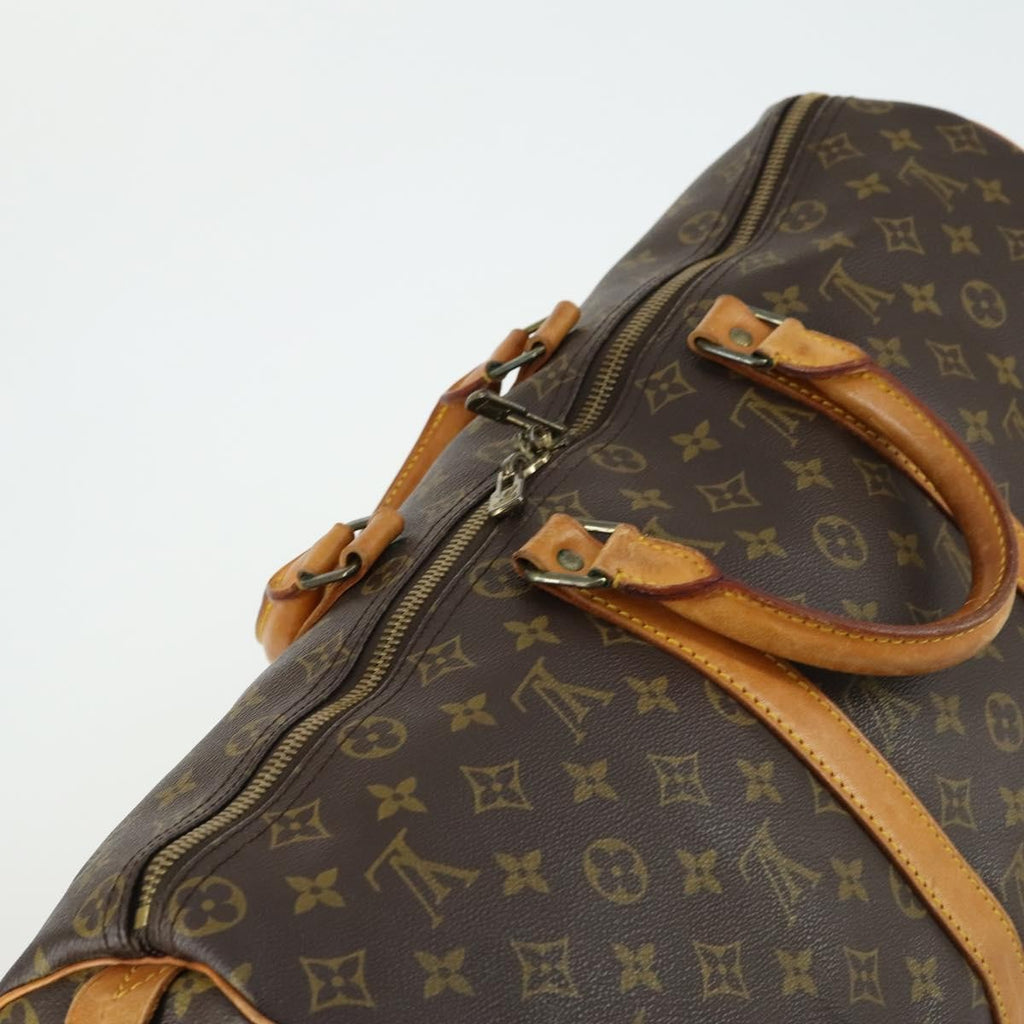 Louis Vuitton Keepall Bag Monogram Canvas Brown Canvas Travel Bag