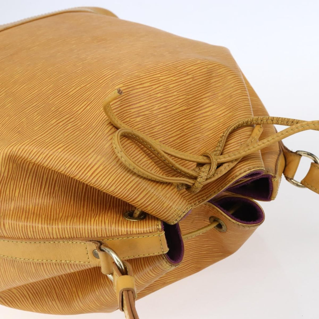 Louis Vuitton Petit Noe Nm Handbag Epi Leather Yellow Leather Shoulder Bag