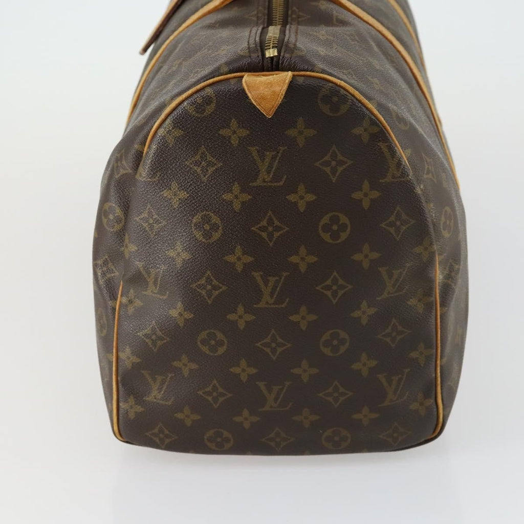 Louis Vuitton Keepall Bag Monogram Canvas Brown Canvas Travel Bag