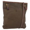 Prada Logo Flat Messenger Canvas Brown Canvas Shoulder Bag Bag