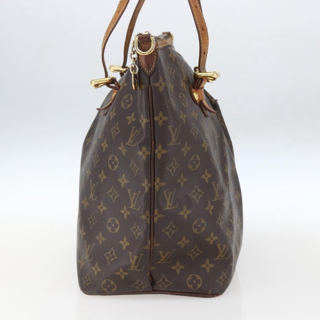 Louis Vuitton Palermo Handbag Monogram Canvas Brown Canvas Tote Bag