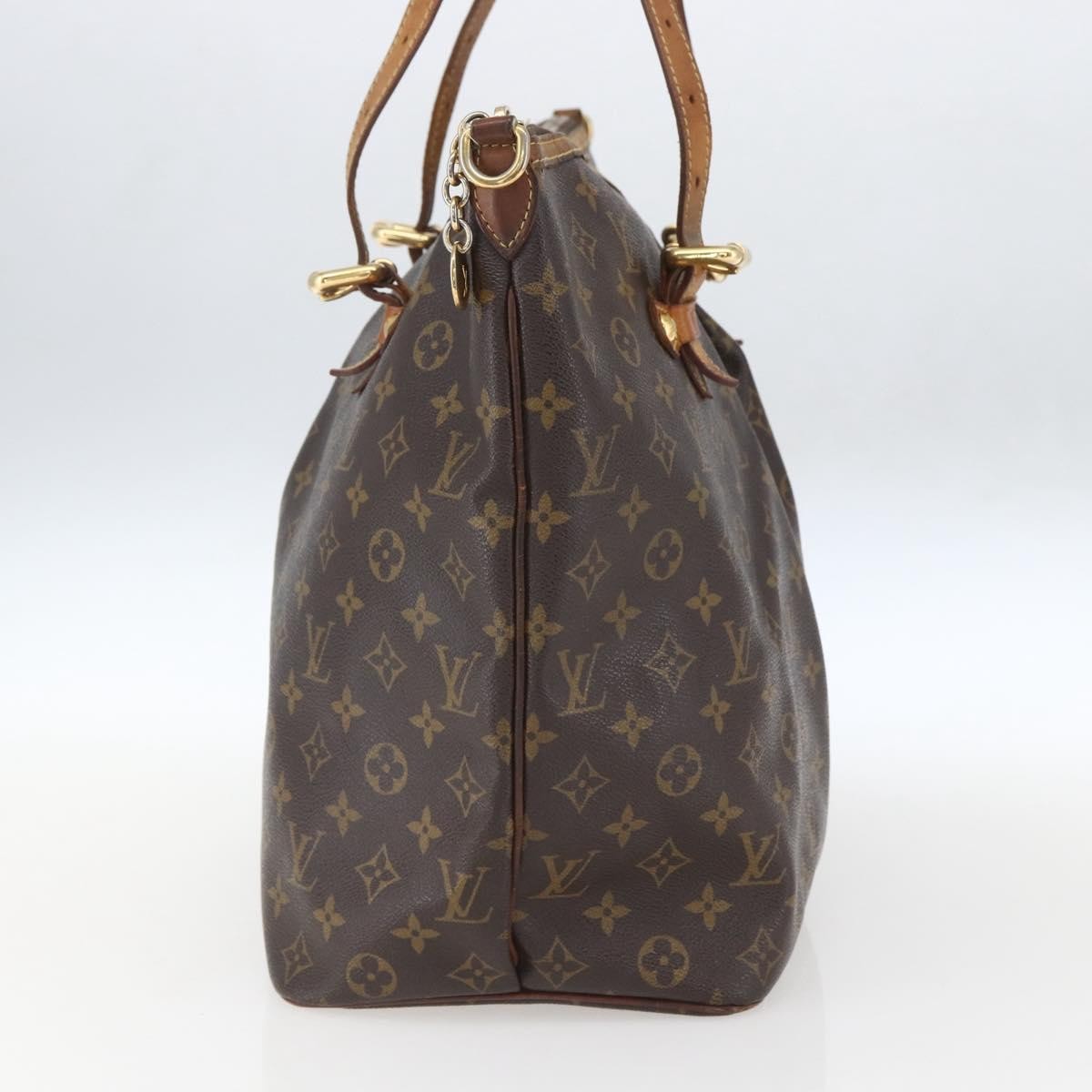 Louis Vuitton Palermo Handbag Monogram Canvas Brown Canvas Tote Bag